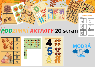 Podzimní aktivity pro nejmenší (20 A4 stran)